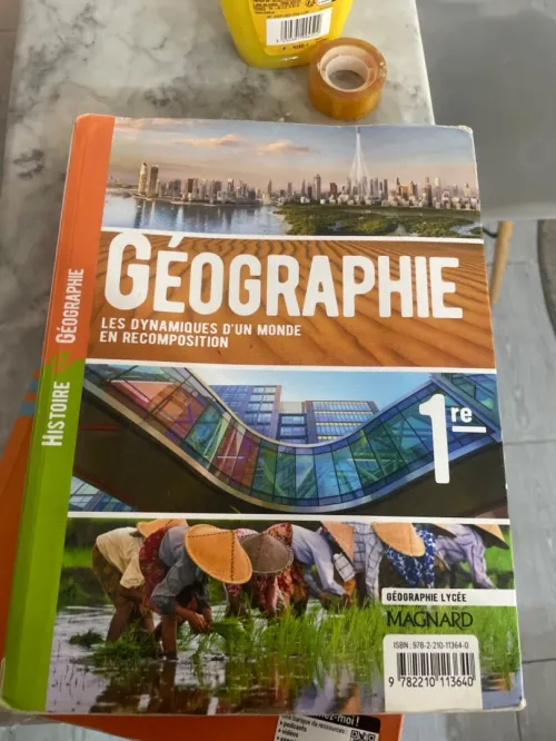 Livre de première histoire et géographie programme français 