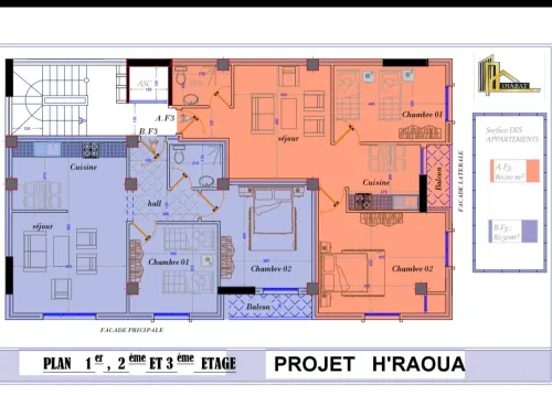 Vente Appartement F2 F3 F4 Alger Hraoua