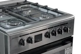 CUISINIÈRE MAXTOR PREMIUM + POWER WOK 4 FEUX INOX AVEC FOUR VENTILÉ ET CATALYSÉ / CASH ET FACILITÉ