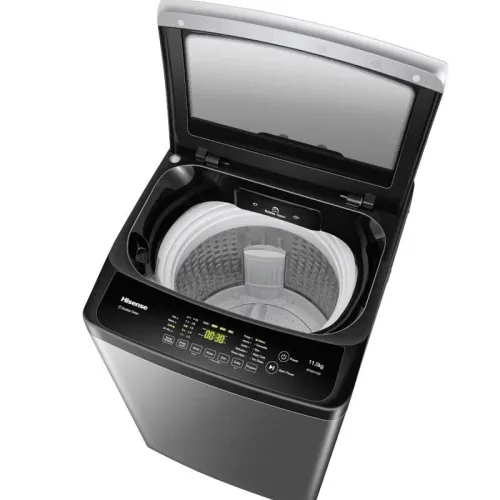 MACHINE À LAVER HISENSE TOP 11KG AVEC 10 PROGRAMMES 650 Tr/MIN / CASH ET FACILITÉ