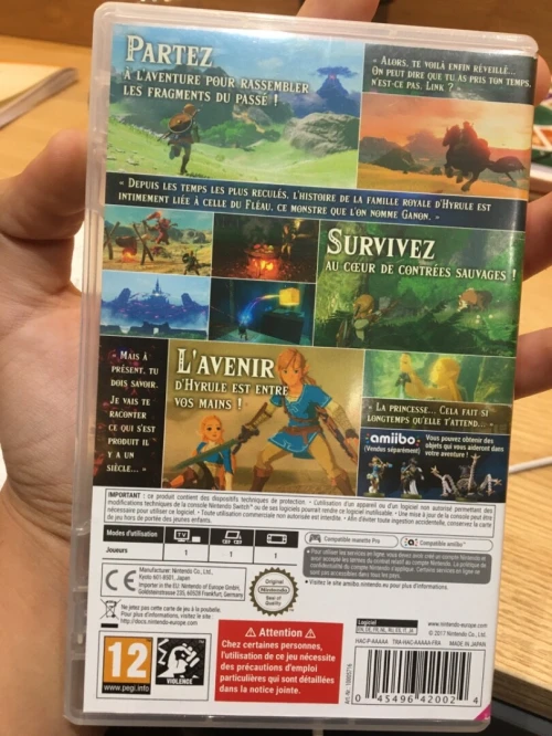 Nintendo switch zelda breath of the wild