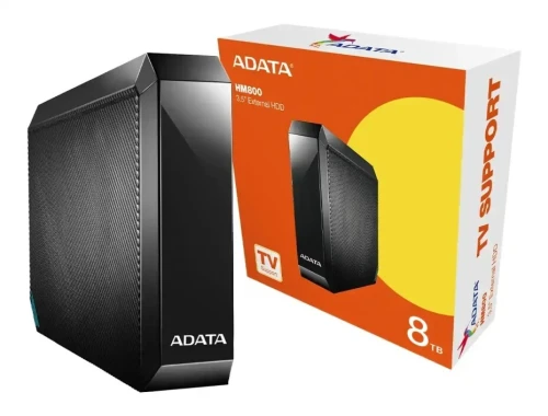 DISQUE DUR EXTERNE 08 TB ADATA HM800 USB 3.2