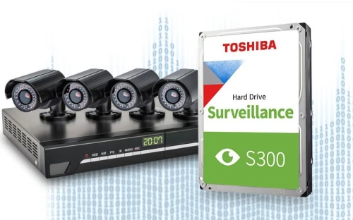 Disque dur pour camera surveillance Toshiba S300 4 To HDWT840