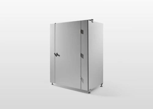 Séparations Sanitaires en HPL Compact 12 mm avec accessoires en aluminium anodisée ( cabines sanitaires )