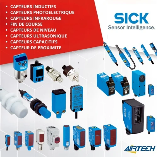 Capteur photocellule - Capteur inductive - Capteur ultrason - Capteur de proximité - sick - ifm