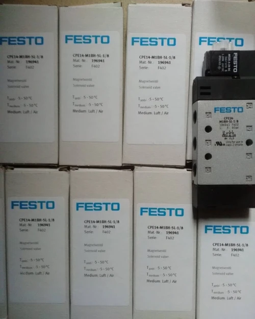 Festo - PNEUMATIQUE - distributeur pneumatique - filtre régulateur - actionneur - électrovanne