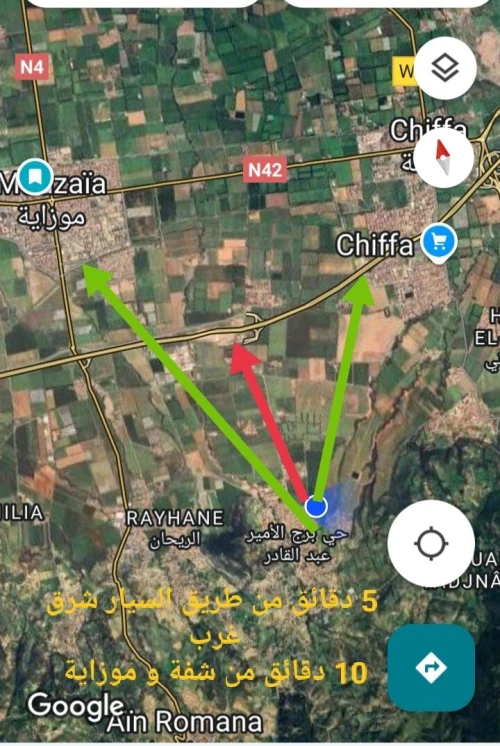 Vente Terrain Blida Mouzaia