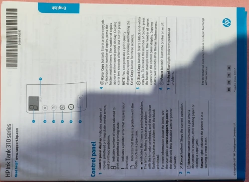 Imprimante hp ink tank serie 310
