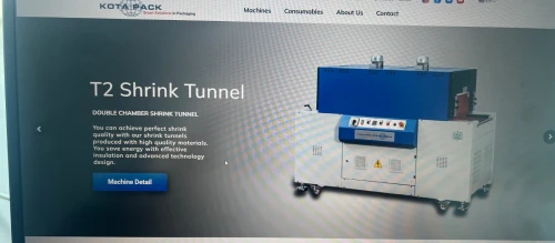 للبيع: ماكينة تغليف أوتوماتيكية L-Sealer + Shrink Tunnel  للبيع آلة تغليف أوتوماتيكية من نوع KOTAPAC