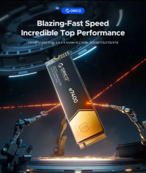 Disque dur SSD nvme 2TB 7400 MB/s