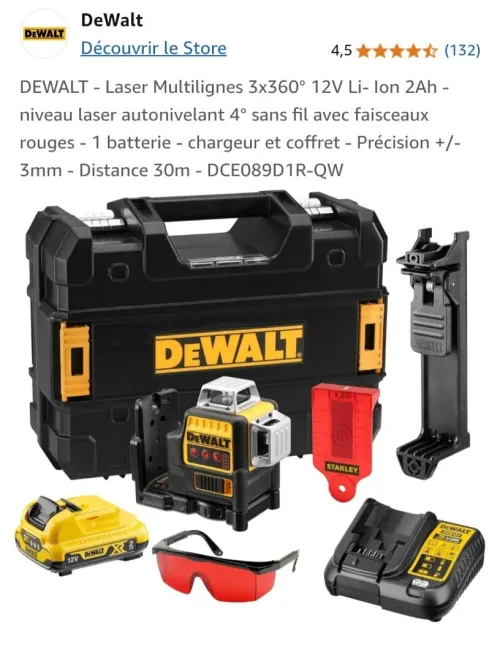 Laser Dewalt multilignes 