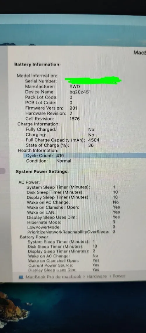 À Vendre : MacBook Pro 2020