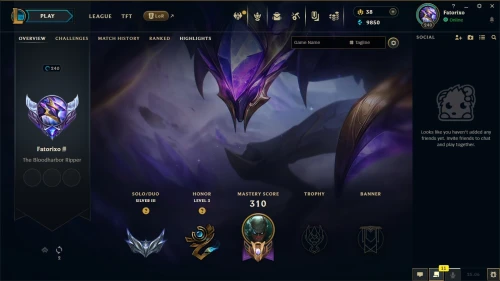 COMPTE LEAGUE OF LEGENDS
