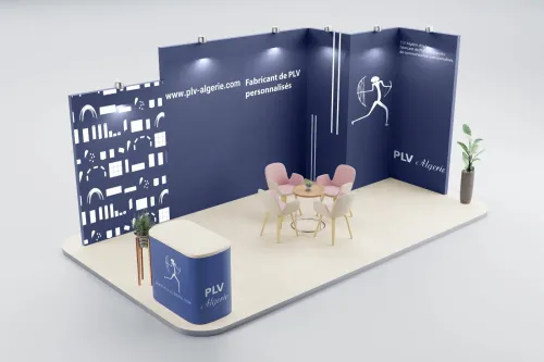 conception et réalisation de Stands foire / expositions . Aménagement d'espace 