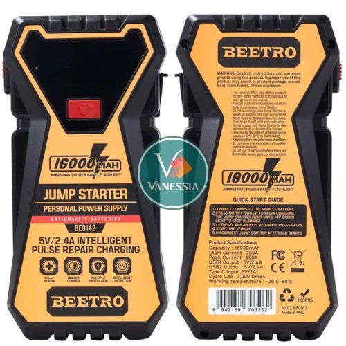 BEETRO Booster de batterie 600A