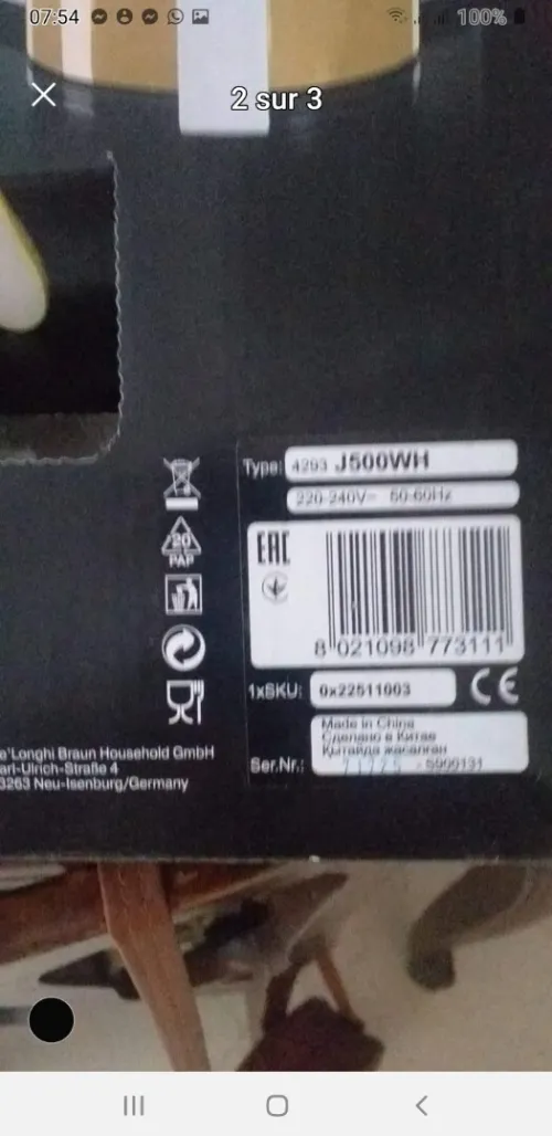 Centrifugeuse j500 neuf