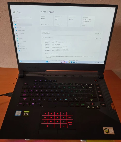 ASUS ROG Strix G531 Gamer Haute Performance