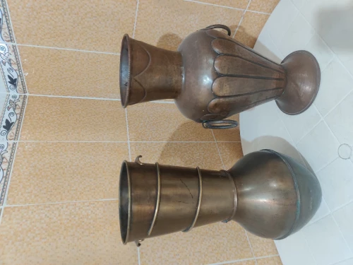 2 Vases en Cuivre, grand modèle 