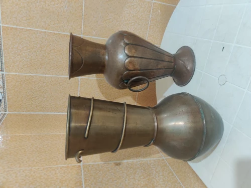 2 Vases en Cuivre, grand modèle 