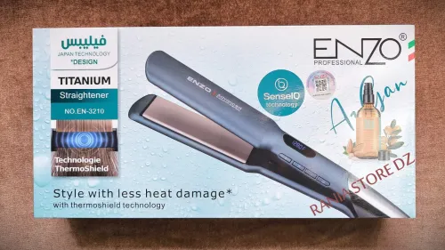 Lisseur Professionnel ENZO Titanium  Technologie SenseIQ & Protection