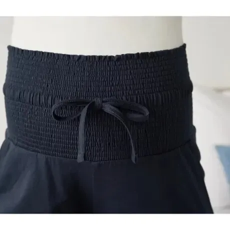 Ensemble grossesse rayé/bleu foncé coton