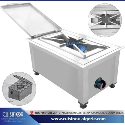 rechaud inox
