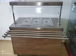 ligne self service et meuble froid