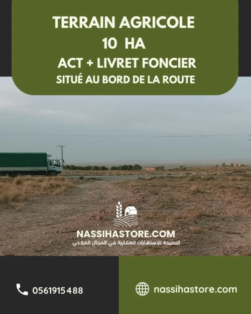 Vente Terrain Agricole Djelfa Djelfa