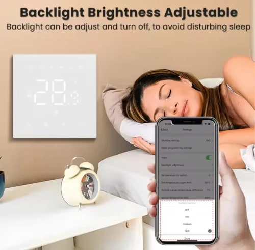 THERMOSTAT D'AMBIANCE POUR CHAUDIERE MURALE 