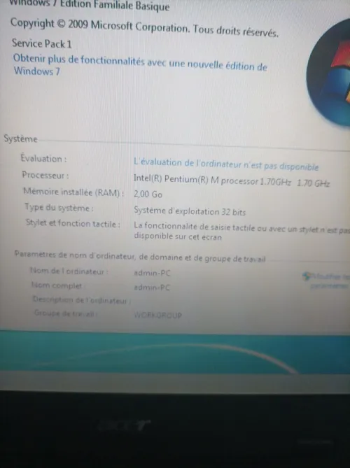 PC portable Acer Aspire
