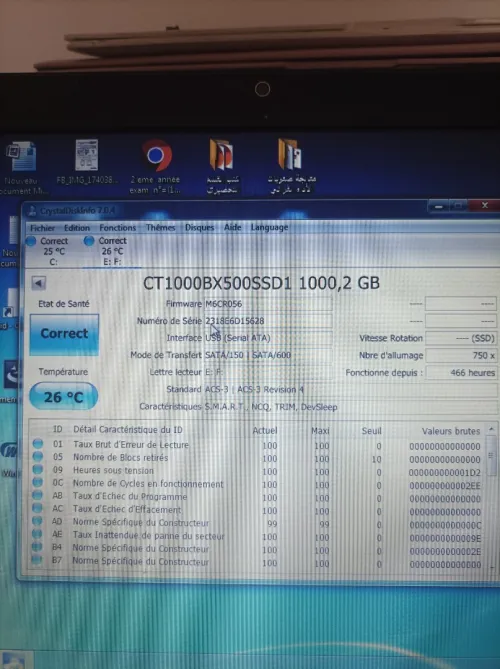 disque dur crucial 1tb SSD
