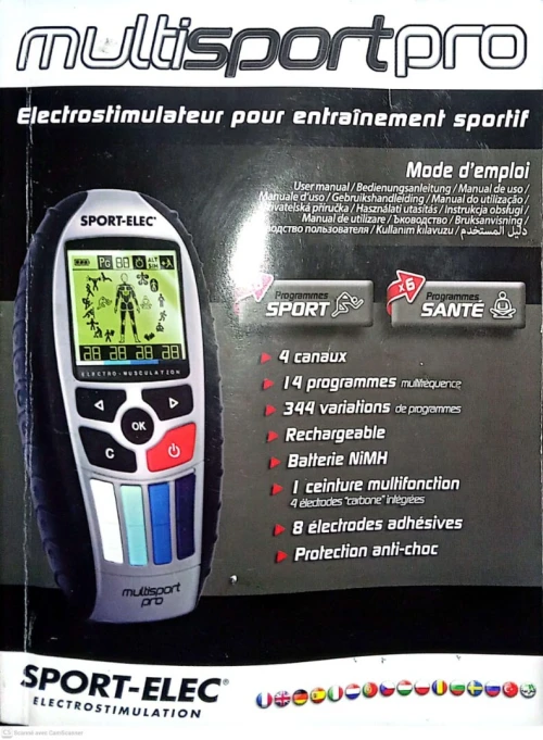 Electro Stimulateur pour entraînement sportif