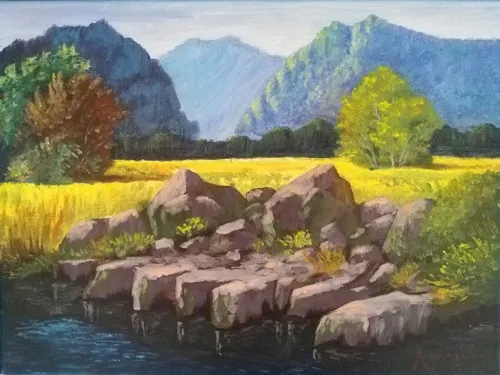 Tableau fait main peinture