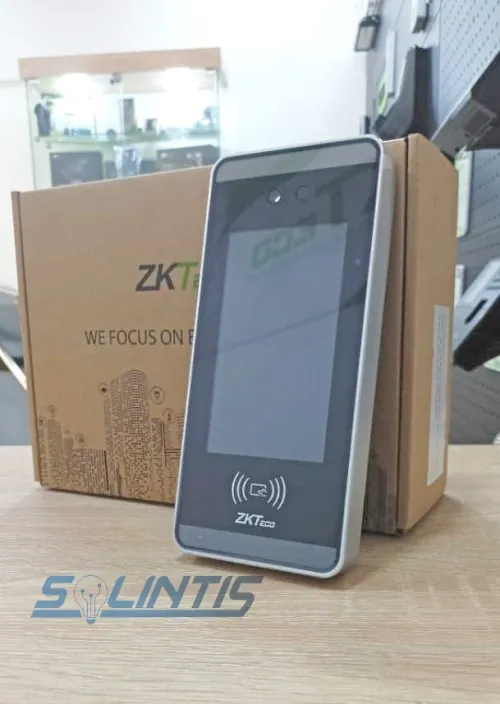 Pointeuse et contrôleur d'accès faciale, paume de main et carte ZKTeco SpeedFace V5L RFID