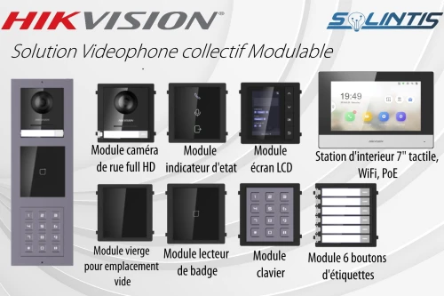 Visiophone Modulaire pour immeubles collectifs (PROMOTIONS IMMOBILIERES, ENTREPRISES, ...)