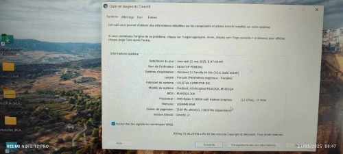 ASUS Vivobook 16X RYZEN 5 5600H 16GB/512G