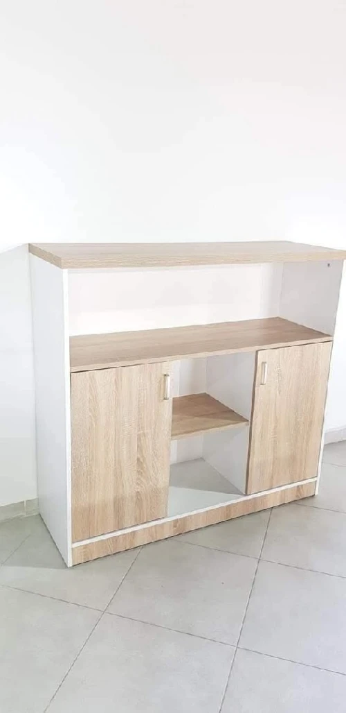 Bureau de travail 5 pièces pieds métal 