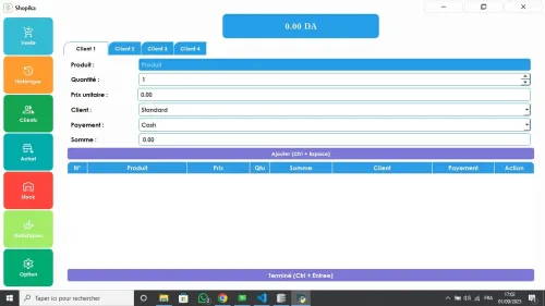 Logiciel de gestion de stock