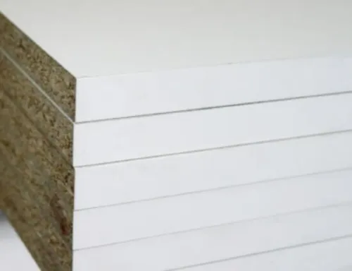 découpe  et placage Melamine MDF high gloss