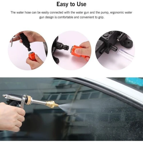 منظف سيارات بالضغط العالي Nettoyeur à Haute Pression avec kit pompe 12V