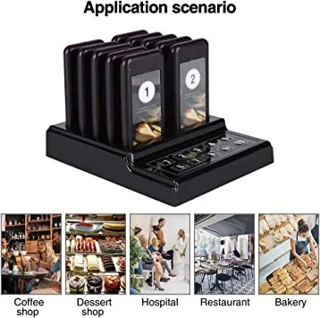 Pack bipeur restaurant - Système D'Appel Sans Fil d'appel client 