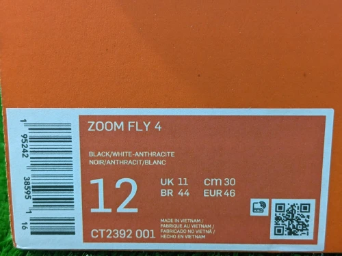 Nike Zoom Fly 4 - Ref CT2392-001 - Original اصلية - Pointure 46 / 30 Centimètre