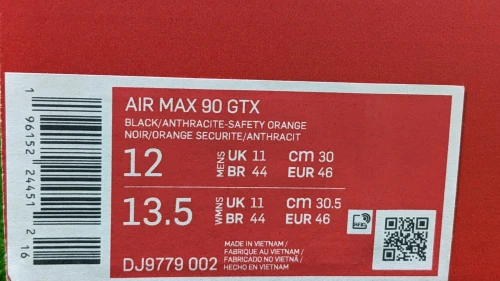 Nike Air Max 90 GTX GORE-TEX - Ref DJ9779-002- Original اصلية - Pointure 46 / 30 Centimètre