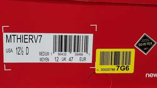 New Balance Fresh Foam X Hierro V7 GTX GORE TEX Ref MTHIERD7 - Original اصلية - P 47 / 30.5 CM