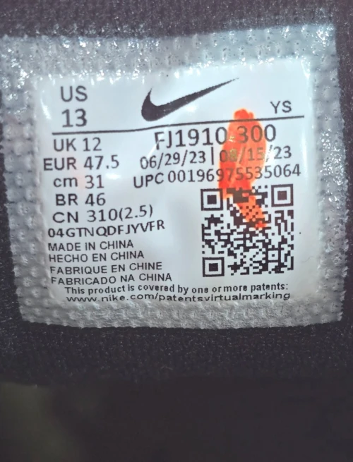 Nike Zoom Vomero 5 Pacific Moss FJ1910-300 - Original اصلية - Pointure 47.5 / 31 Centimètre