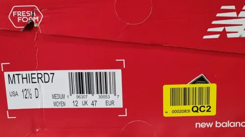 New Balance Fresh Foam X Hierro v7 GTX GORE TEX Ref MTHIERD7 - Original اصلية - P 47 / 30.5 CM
