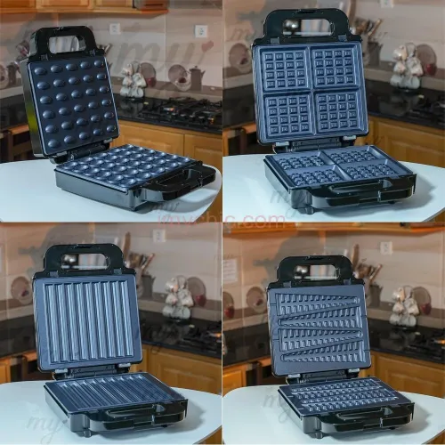 SONASHI Panineuse et gaufrier multi fonction 7en1 - 1400W - SSM-881