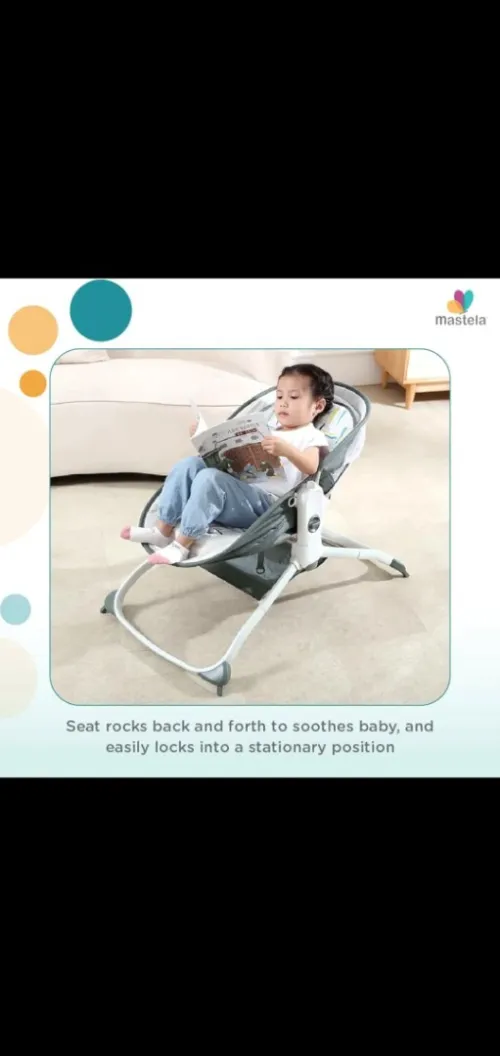 Transat bébé et balançoire et cododo, mastela 6in1
