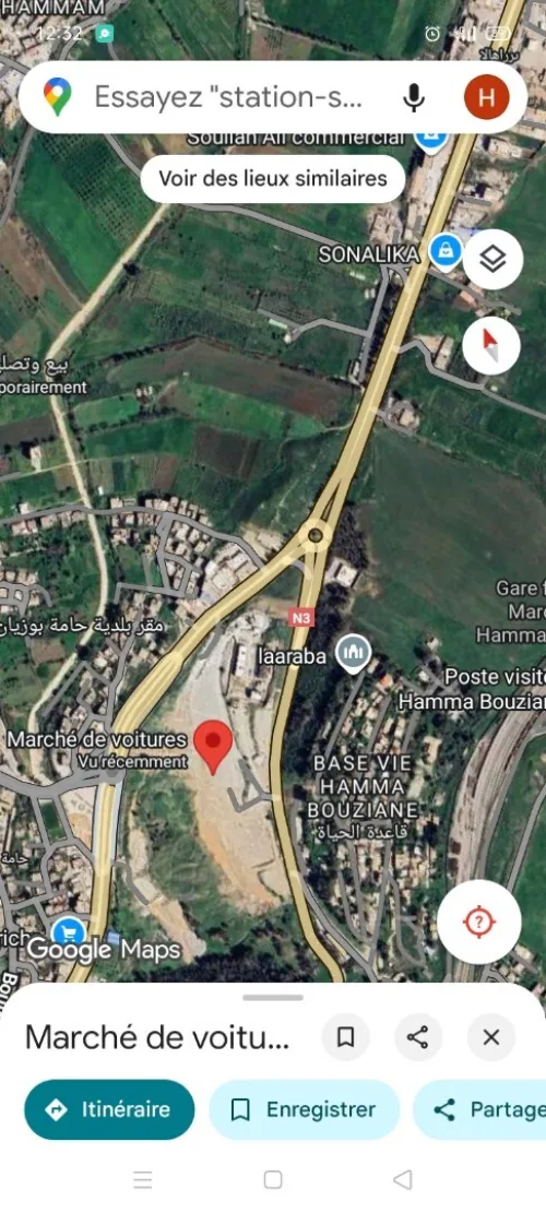 Vente Terrain Constantine Hamma bouziane