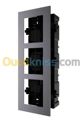 Boîtier de montage encastré 3 emplacements pour interphone HikVision DS-KD-ACF3